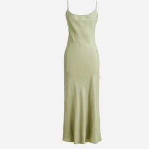 J Crew Gwyneth cupro slip dress